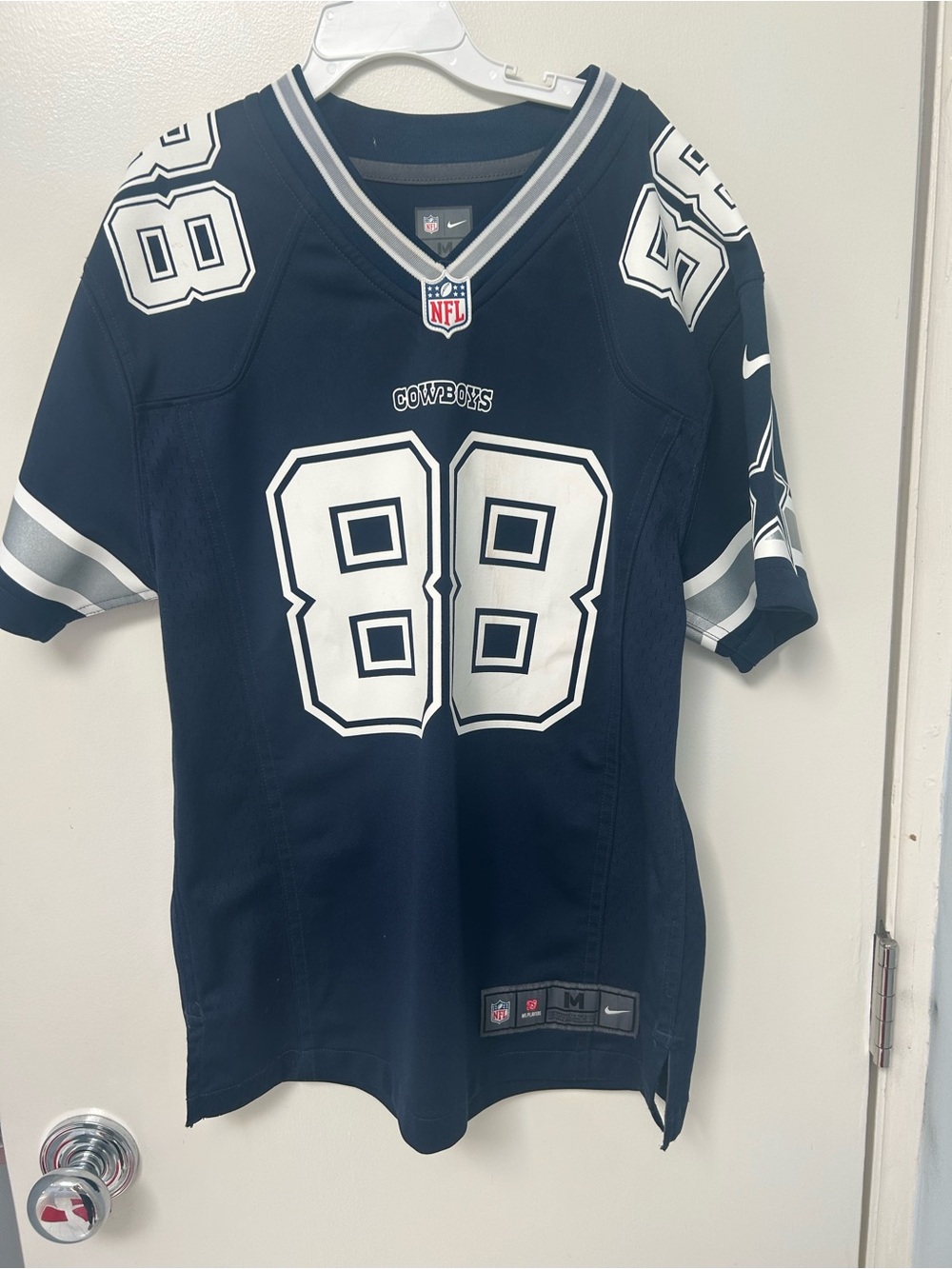 NFL Dallas Cowboys #88 Bryant Men’s Jersey - Navy/White/Silver